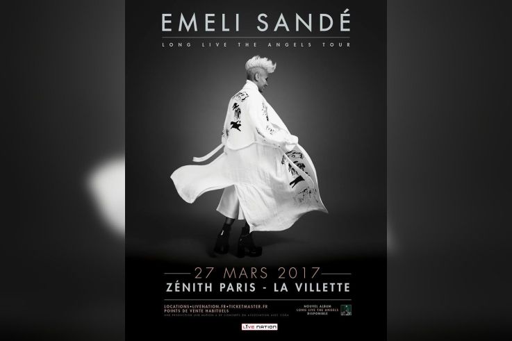 Emeli Sandé en concert au Zénith de Paris en mars 2017