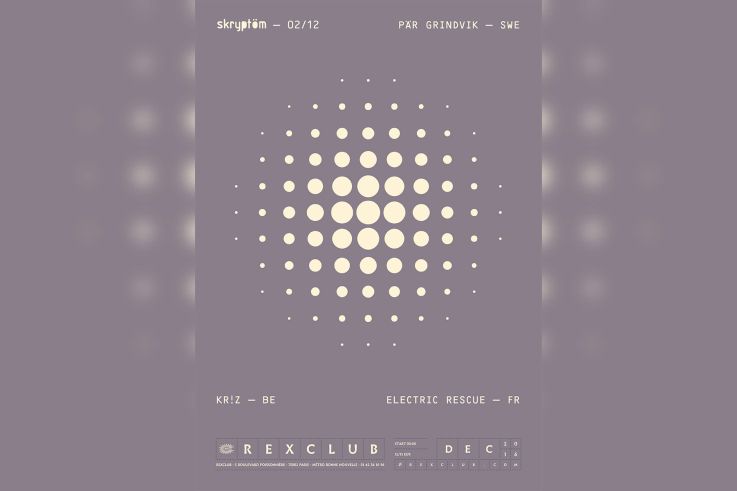 Skryptöm au Rex Club avec Pär Grindvik