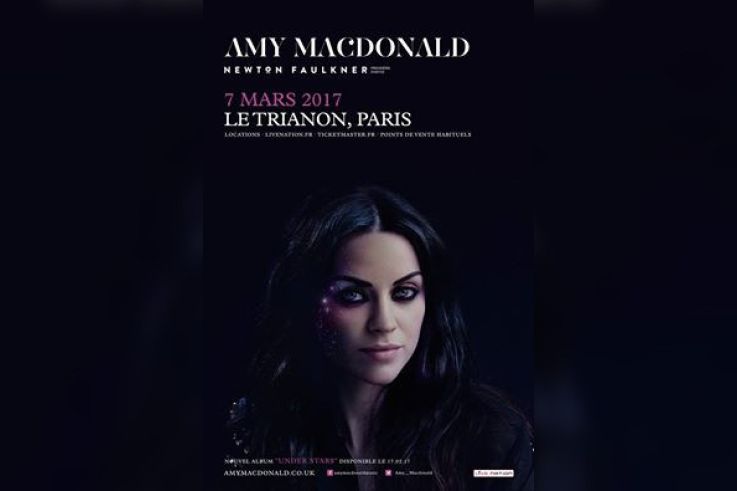 Amy Macdonald en concert au Trianon de Paris en mars 2017