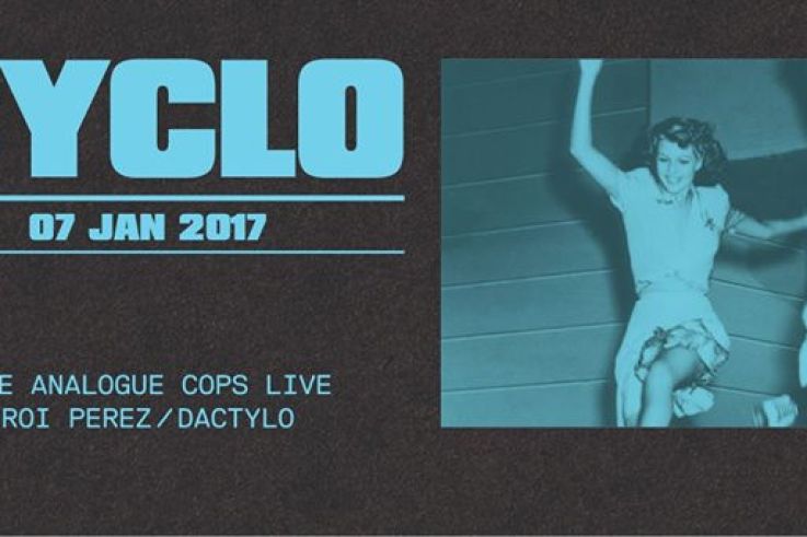 Cyclo au Rex Club avec The Analogue Cops live 