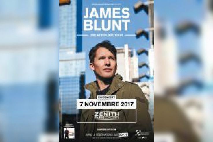 James Blunt en concert au Zénith de Paris en novembre 2017