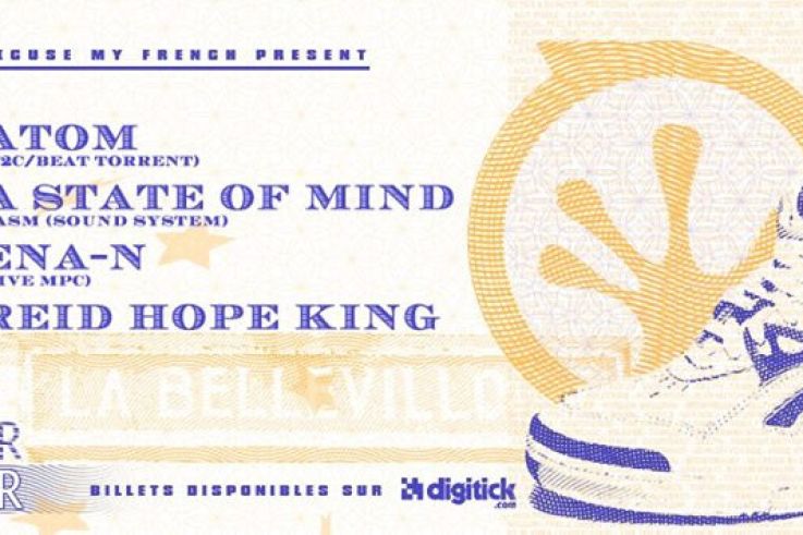 Excuse My French à La Bellevilloise avec Atom