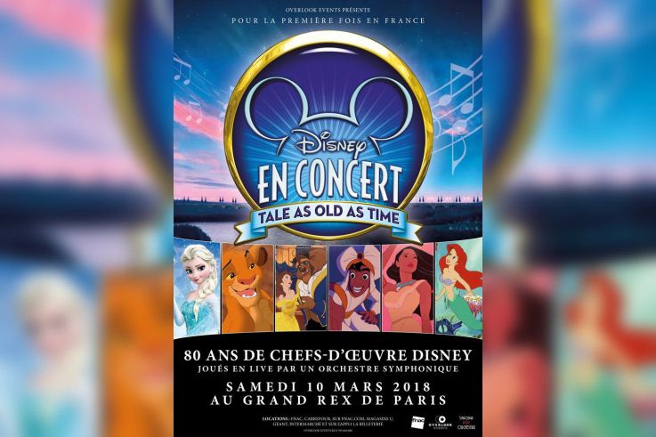 Disney en concert : "Tale As Old As Time" au Grand Rex de Paris en 2018