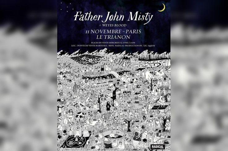 Father John Misty en concert au Trianon de Paris en novembre 2017