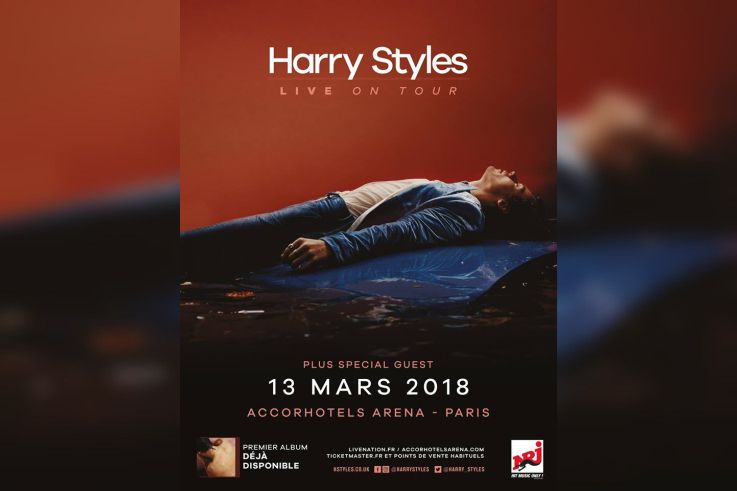 Harry Styles en concert à l’Arena Bercy de Paris en mars 2018