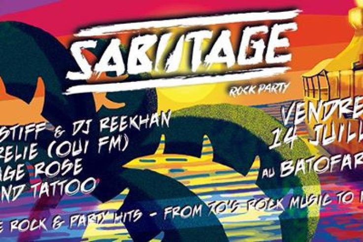 Sabotage Rock Party au Batofar : From 70’s to Now