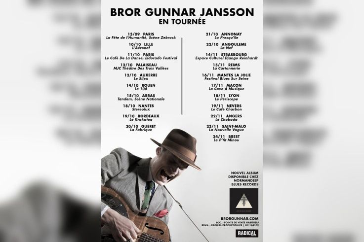Bror Gunnar Jansson en concert à Paris