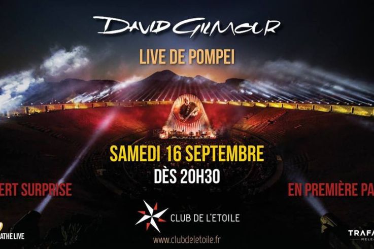 Retransmission du concert de David Gilmour au Club de l'Etoile