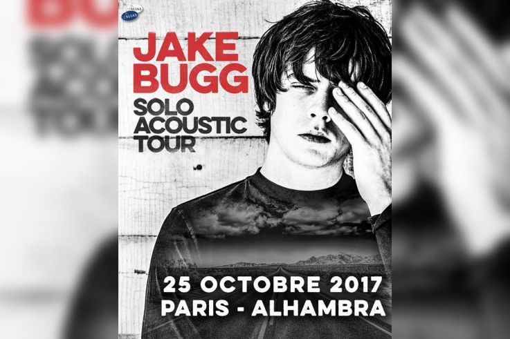 Jake Bugg en concert solo acoustique à l'Alhambra de Paris en octobre 2017 
