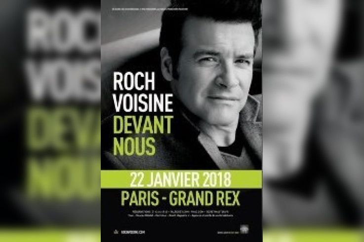 Roch Voisine en concert au Grand Rex de Paris en janvier 2018
