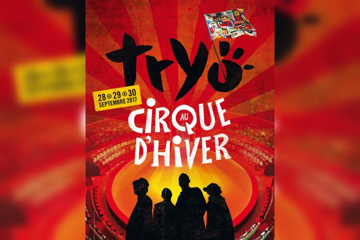 Tryo en concert au Cirque d'Hiver à Paris
