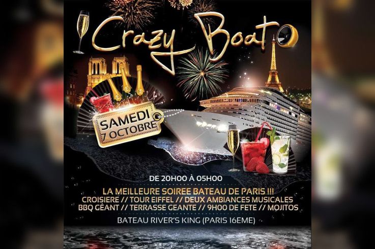 Crazy Boat Party, spéciale rencontres, au River's King 