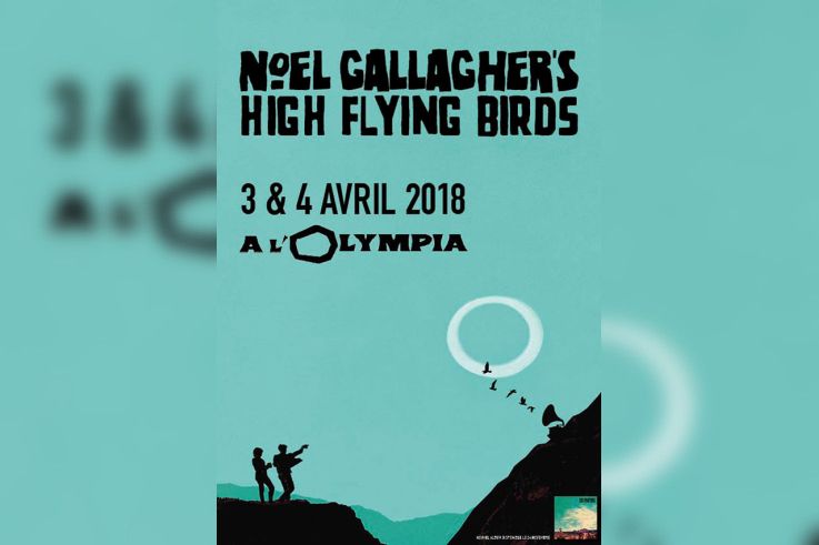 Noel Gallagher’s High Flying Birds en concert à l’Olympia de Paris en avril 2018