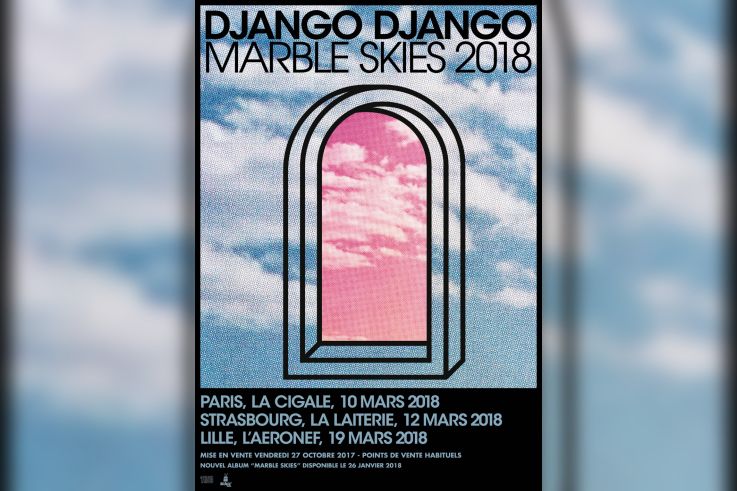 Django Django en concert à La Cigale de Paris en mars 2018