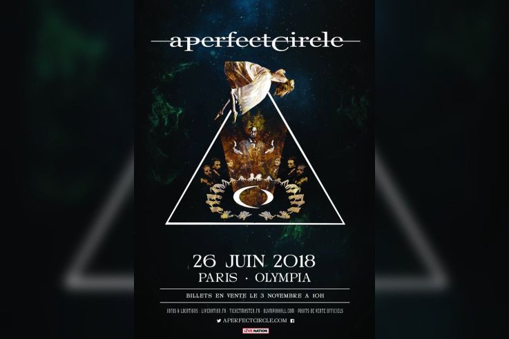 A Perfect Circle en concert à l’Olympia de Paris en juin 2018