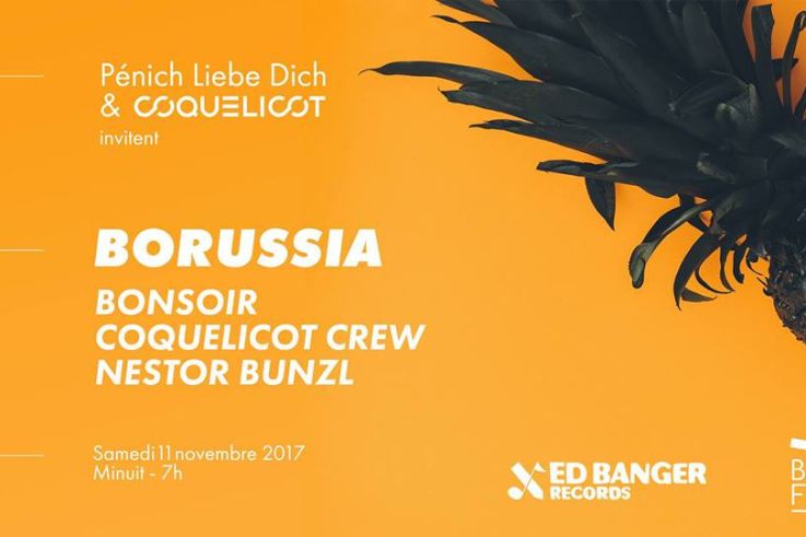 Pénich Liebe Dich & Coquelicot Records au Batofar avec Borussia 