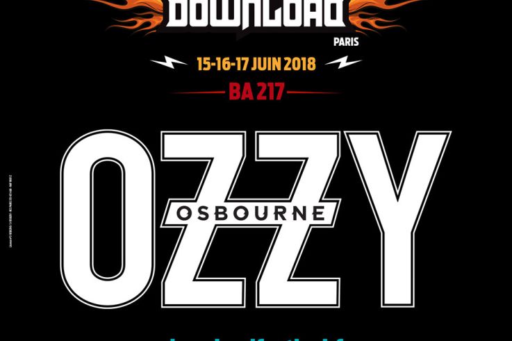 Download Festival Paris 2018 : Ozzy Osbourne en tête d'affiche