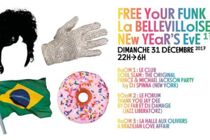 Réveillon 2018 à La Bellevilloise avec Free Your Funk 