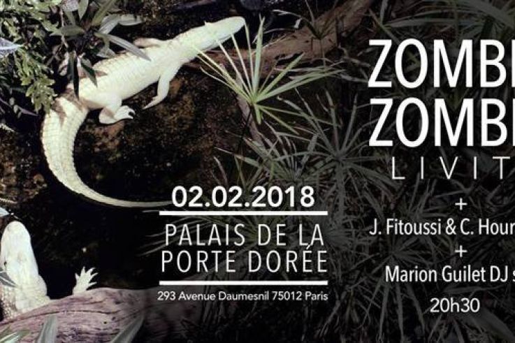 Zombie Zombie en concert au Palais de la Porte Dorée