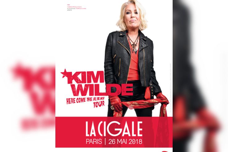 Kim Wilde en concert à La Cigale de Paris en mai 2018