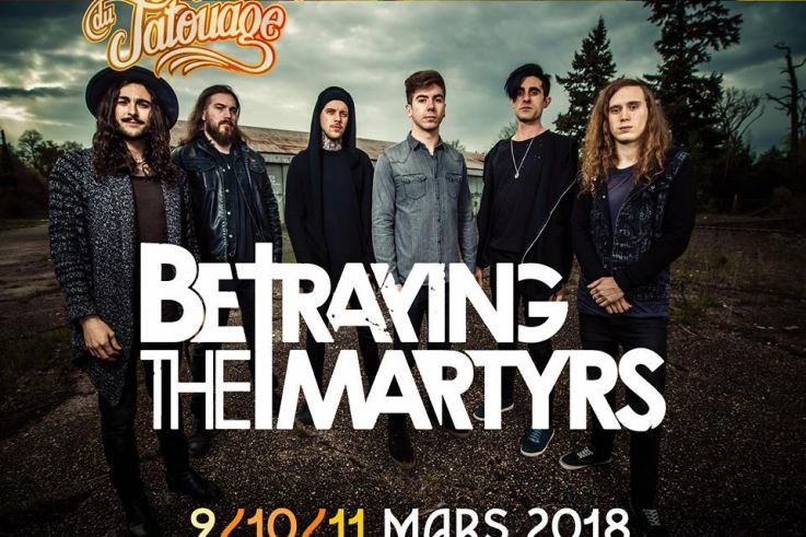 Mondial du Tatouage 2018 à Paris : Betraying The Martyrs, Black Moth et The Red Goes Black 