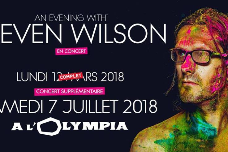 Steven Wilson en concert à l'Olympia de Paris en juillet 2018