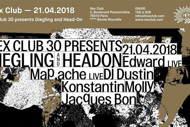 Headon x Giegling x Rex Club 30 Years