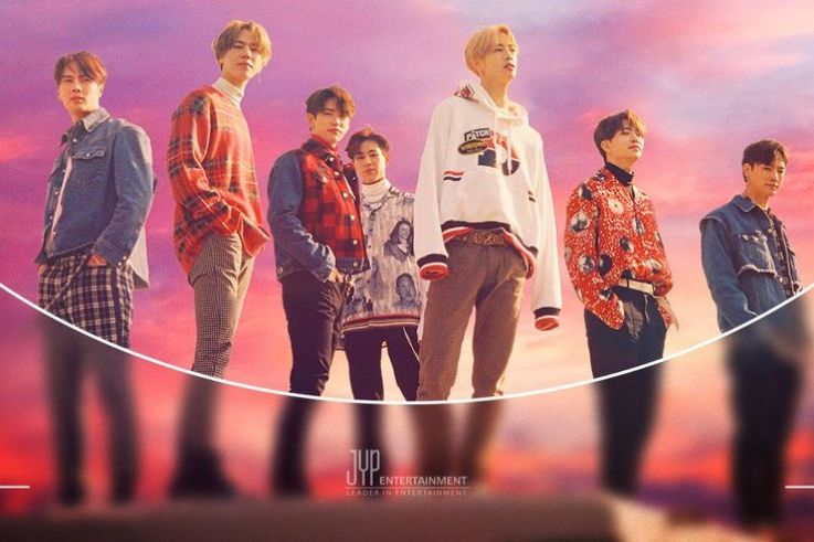 Le groupe de K pop GOT7 en concert au Zénith de Paris en juin 2018