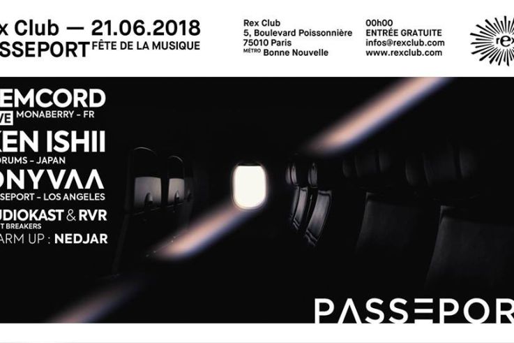 Rex Club "Fête de la Musique" 2018 : KEN ISHII, Onyvaa, Remcord
