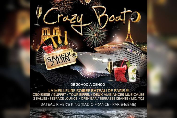 Crazy Boat Party de retour au River's King 