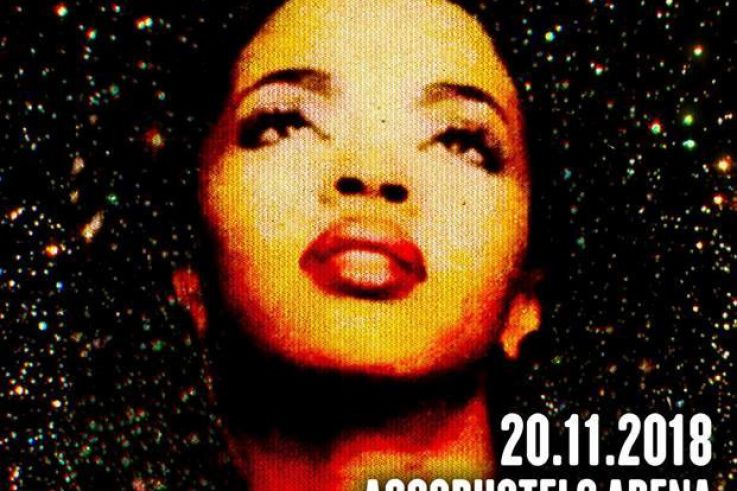 Ms. Lauryn Hill en concert à l'AccorHotels Arena Bercy de Paris en novembre 2018