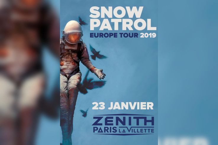 Snow Patrol en concert au Zénith de Paris en janvier 2019