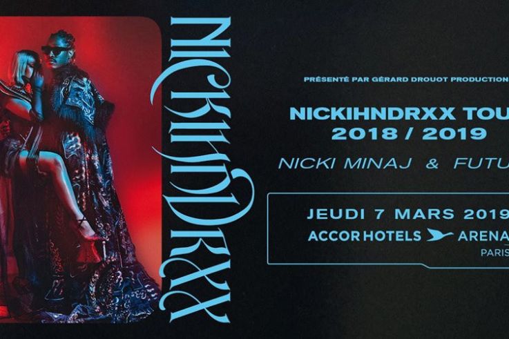 Nicki Minaj et Future en concert à l'AccorHotels Arena de Paris en mars 2019