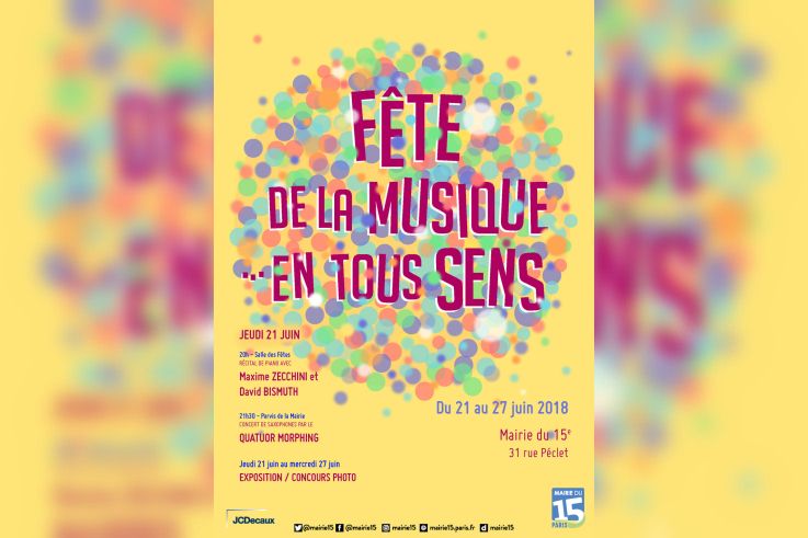 Fête de la Musique 2018 sur le Parvis de la Mairie du 15e