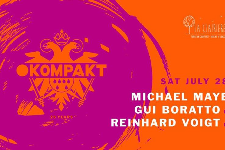 La Clairière x Kompakt 25 Years avec Michael Mayer et Gui Boratto
