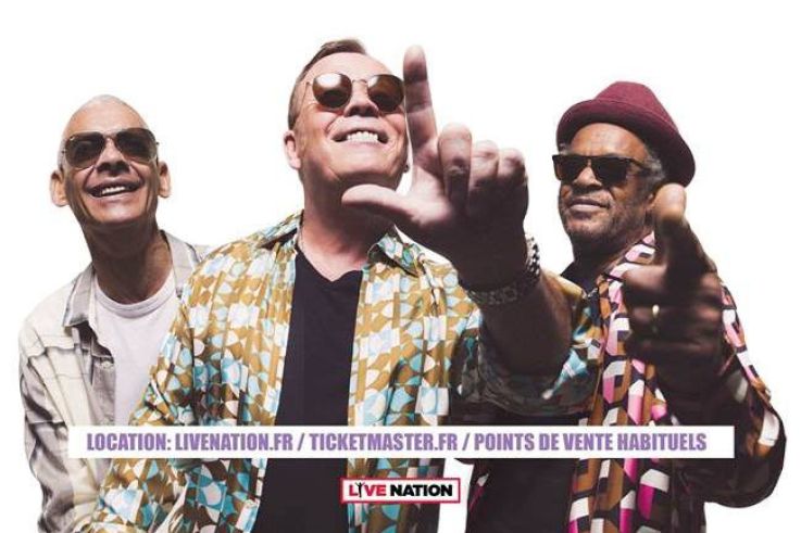 UB40 en concert à La Salle Pleyel de Paris en avril 2019 