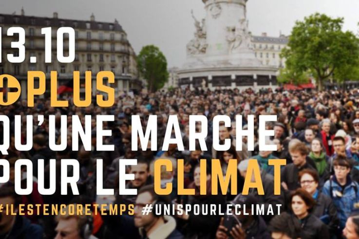 Plus qu'une Marche pour le Climat le 13 octobre 2018 à Paris 