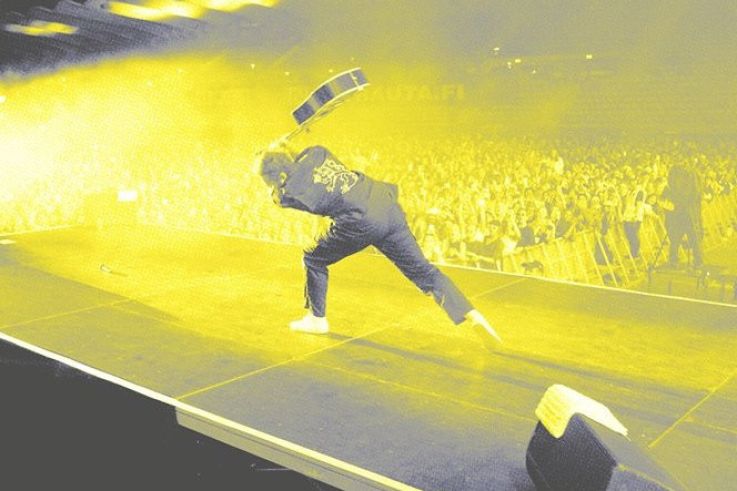 Post Malone en concert à l'AccorHotels Arena Bercy de Paris en février 2019