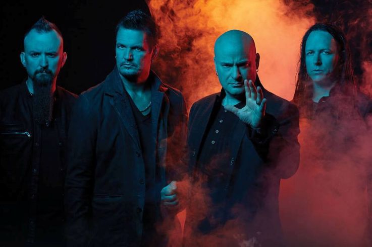 Disturbed en concert à L'Elysée Montmartre de Paris en mai 2019 