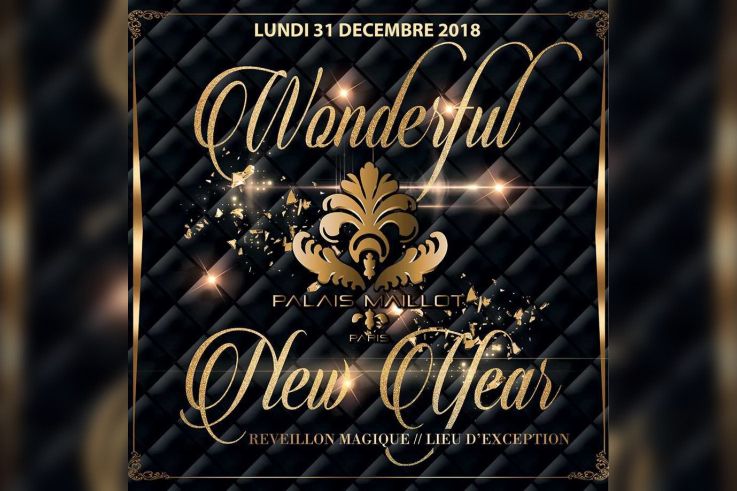 Réveillon 2019 à Paris : Palais Maillot Wonderful New Year 2019 