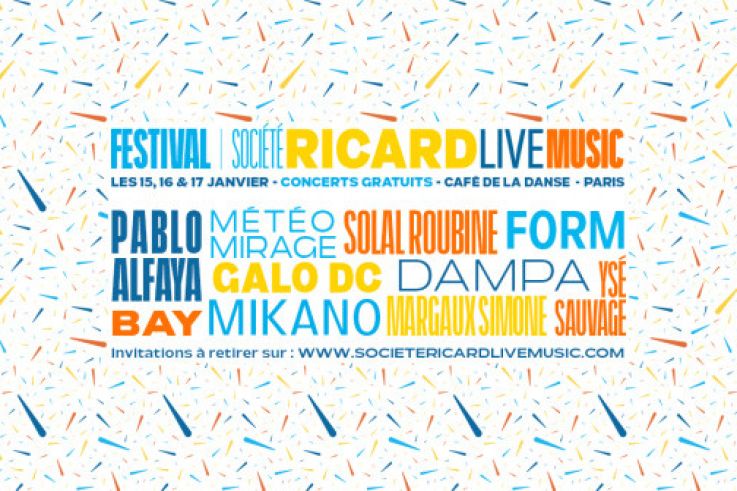 Festival Société Ricard Live Music 2019 au Café de la Danse