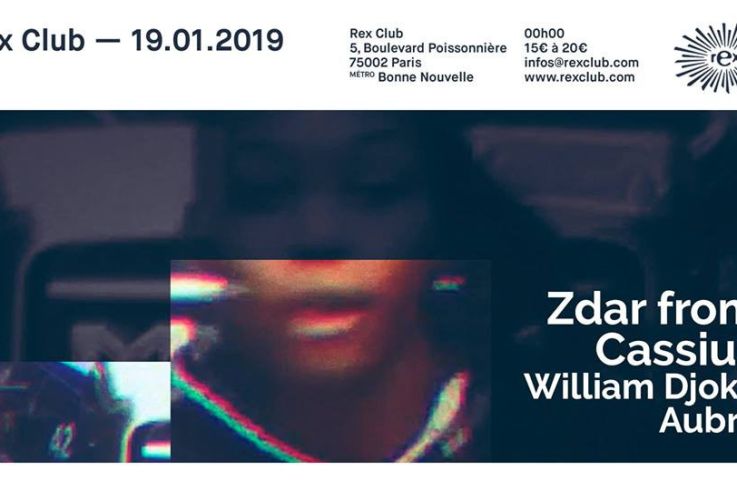Rex Club présente Philippe Zdar, William Djoko, Aubry