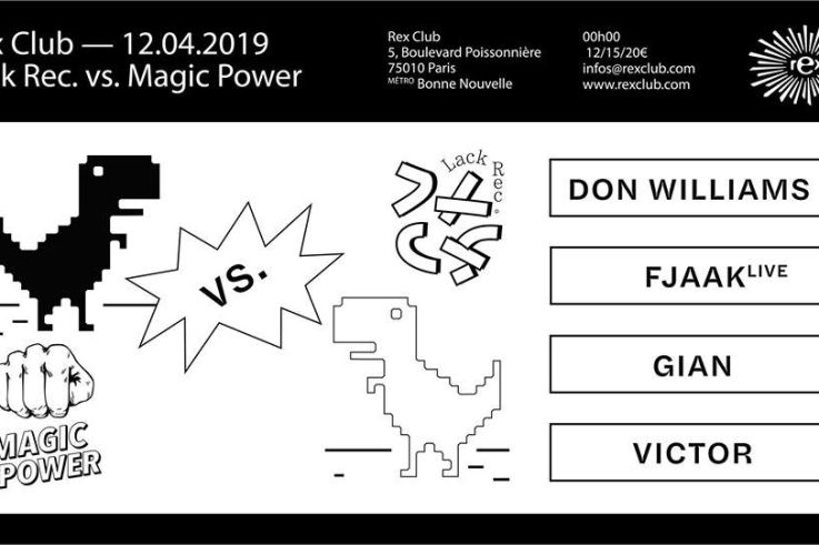 Lack Rec vs Magic Power au Rex Club