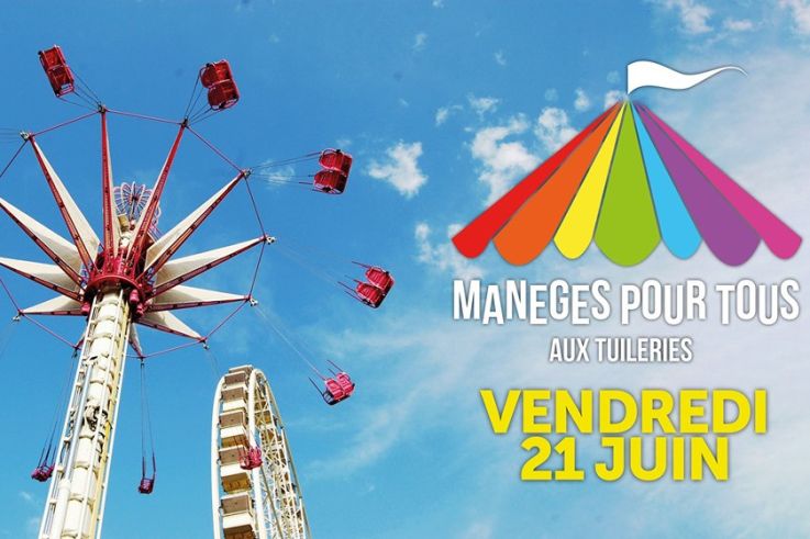 Manèges pour tous aux Tuileries : accès illimité aux attractions au profit de la lutte contre l'homophobie