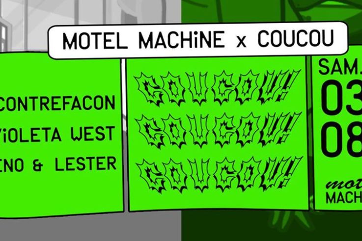 Motel Machine x Coucou avec Contrefaçon, Violeta West