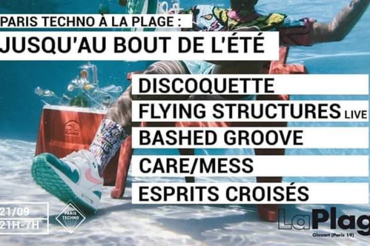 Paris Techno à la Plage : jusqu'au bout de l'été à LaPlage de Glazart