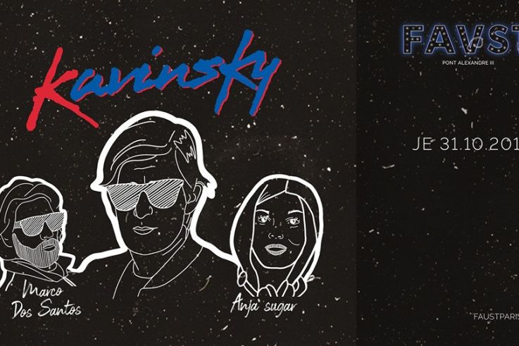 Kavinsky, Marco Dos Santos et Anja Sugar au Faust