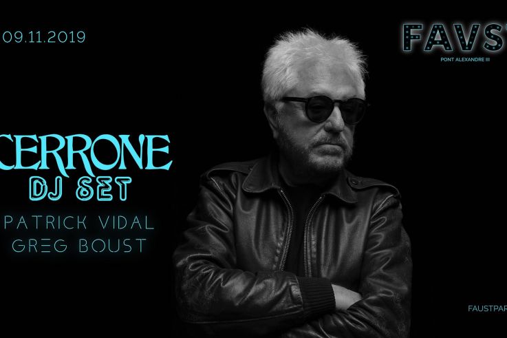 Cerrone au Faust avec Patrick Vidal et Greg Boust
