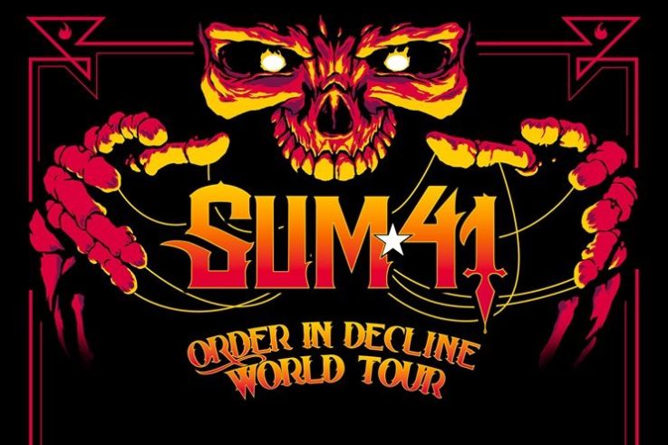 Sum 41 en concert au Zénith de Paris en janvier 2020