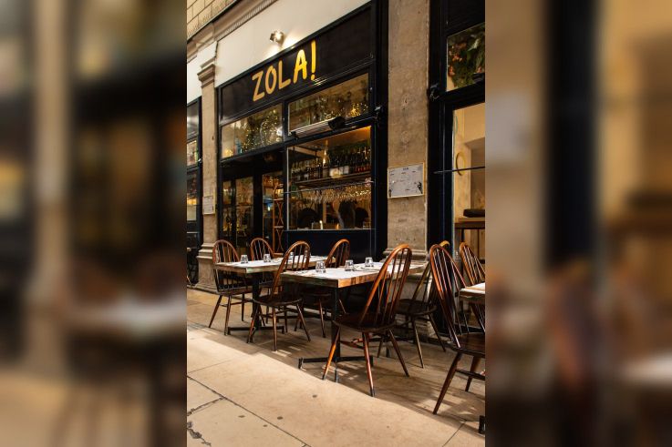 Zola installe sa grande terrasse couverte dans le Passage des Panoramas